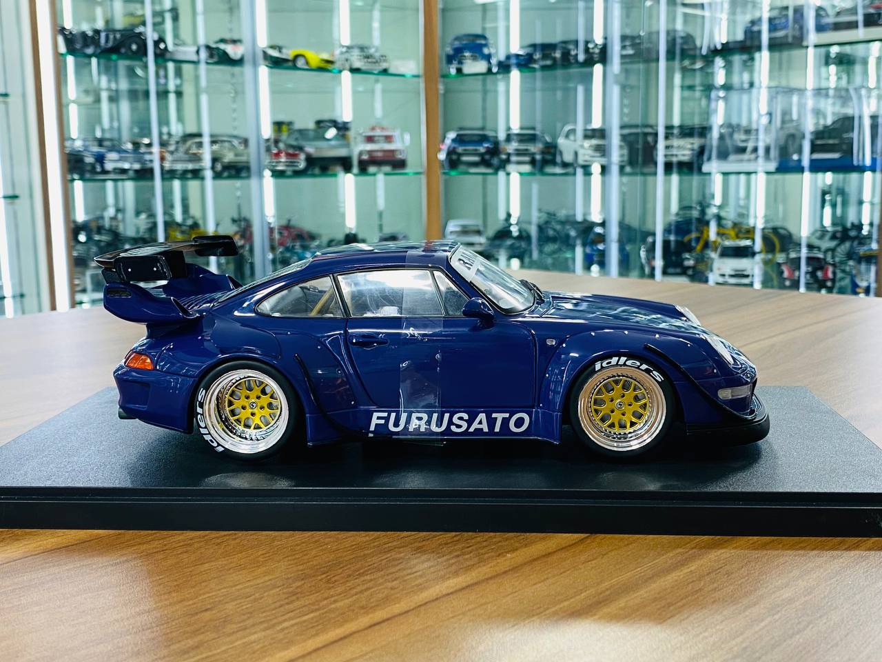 1/18 Werk83 Porsche RWB 993 Furusato Sidney Hoffmann blue