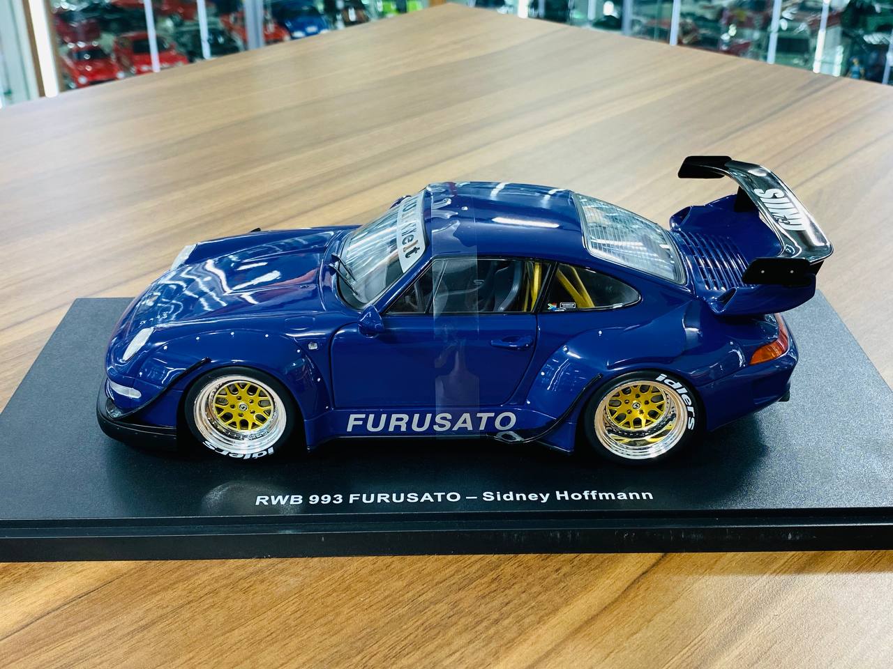 1/18 Werk83 Porsche RWB 993 Furusato Sidney Hoffmann blue