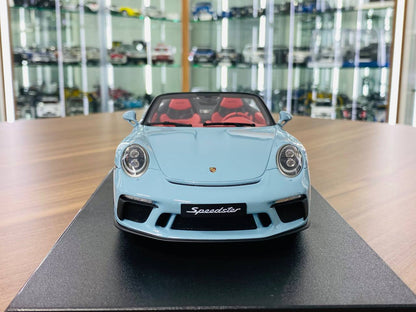 1/18 Resin GT Spirit - Porsche 911 (991.2) Speedster 2019 Meissen Blue Limited Edition 999 pcs