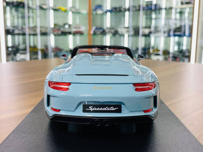 1/18 Resin GT Spirit - Porsche 911 (991.2) Speedster 2019 Meissen Blue Limited Edition 999 pcs