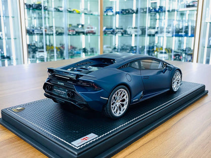 1/18 Resin MR Collection  - Lamborghini Huracan TECNICA Blue Limited Edition 1 of 1