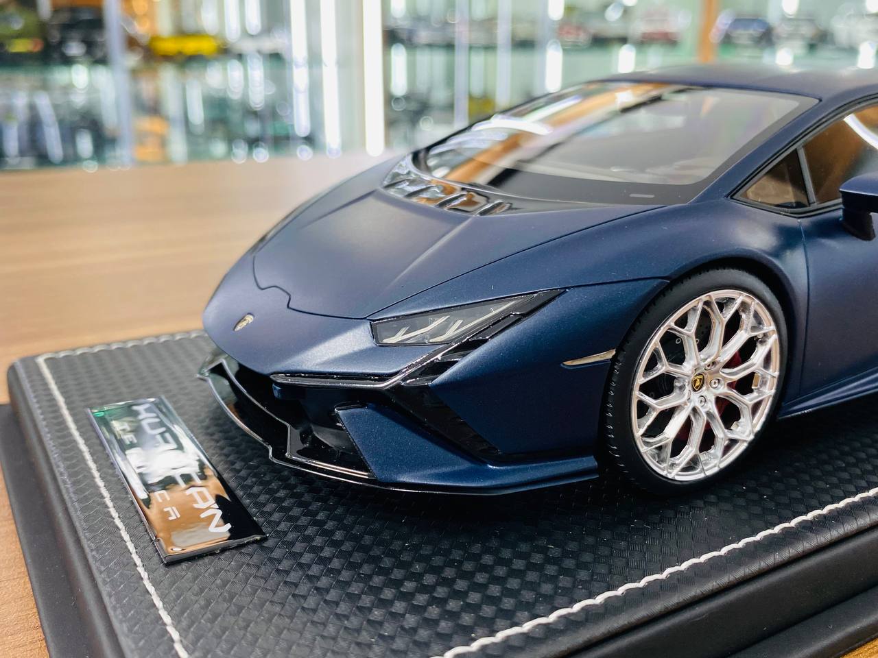 1/18 Resin MR Collection  - Lamborghini Huracan TECNICA Blue Limited Edition 1 of 1