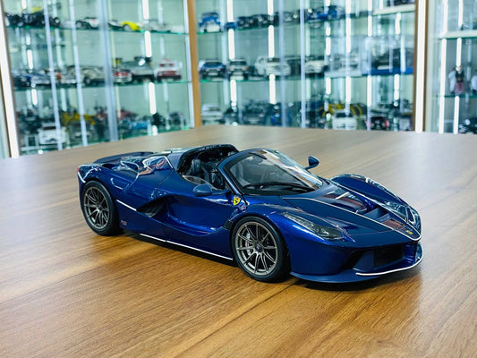 1/18 Diecast BBR Models  Ferrari LaFerrari Aperta blue Tour de france Limited Edition