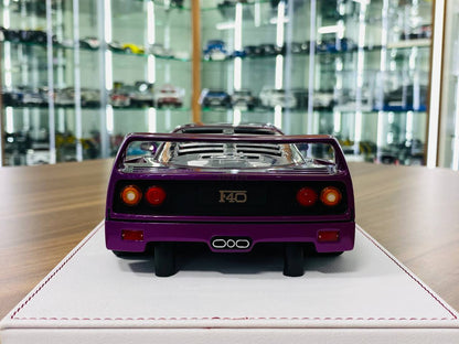 1/18 resin GL Models  Ferrari F40 Purple Limited to 50 pcs