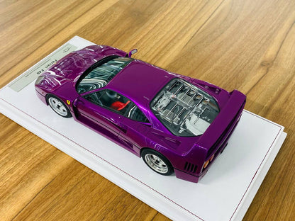 1/18 resin GL Models  Ferrari F40 Purple Limited to 50 pcs