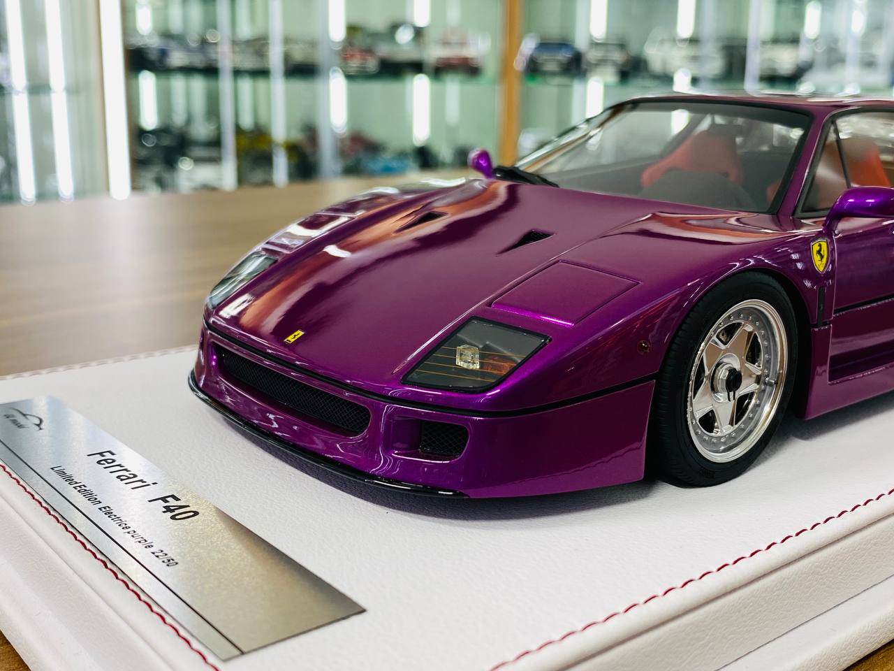 1/18 resin GL Models  Ferrari F40 Purple Limited to 50 pcs