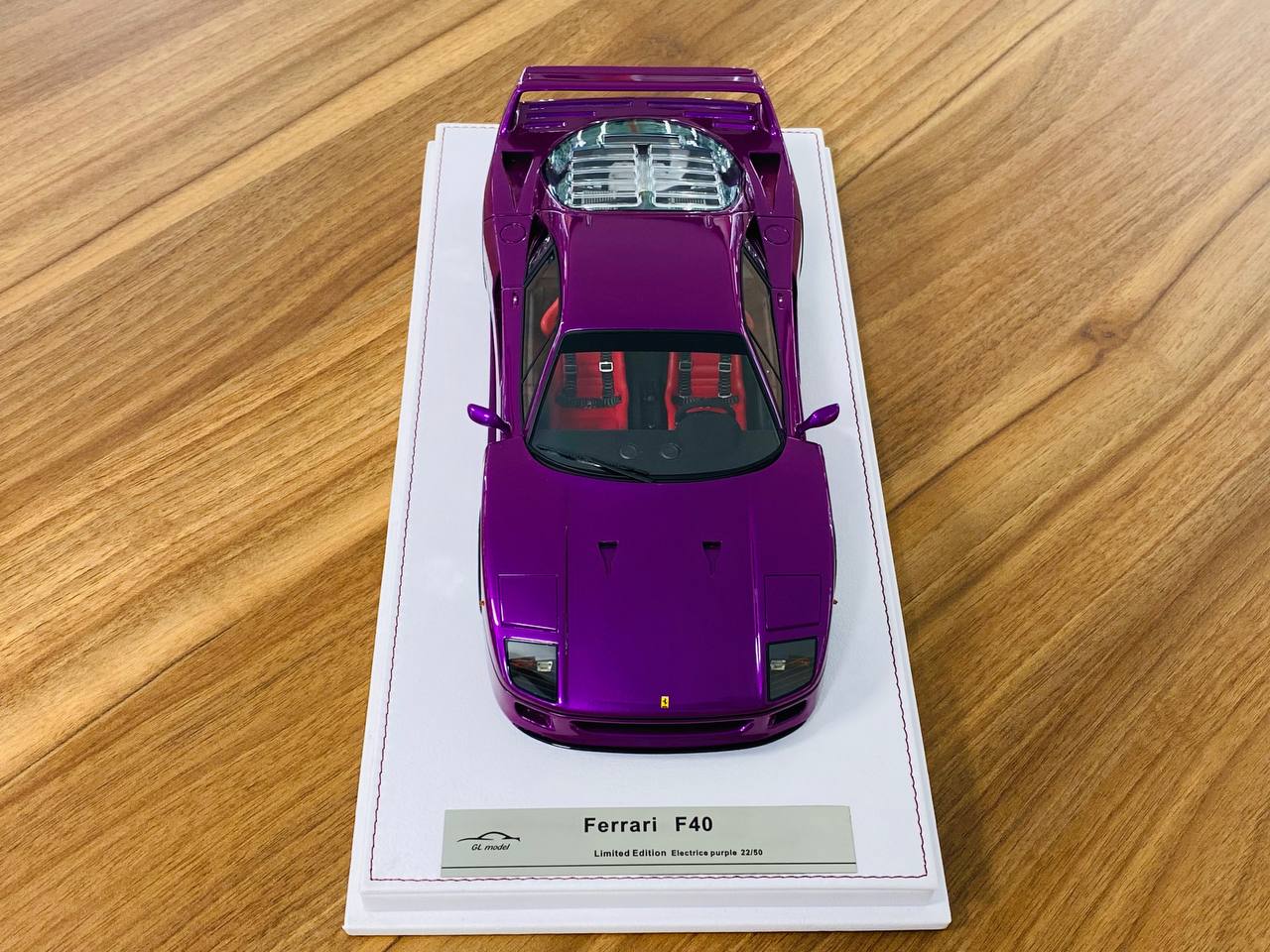 1/18 resin GL Models  Ferrari F40 Purple Limited to 50 pcs