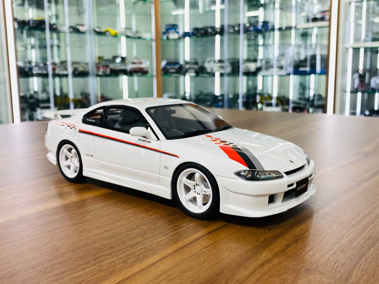 1/18 resin Otto Mobile Nissan Silvia Nismo S-tune white