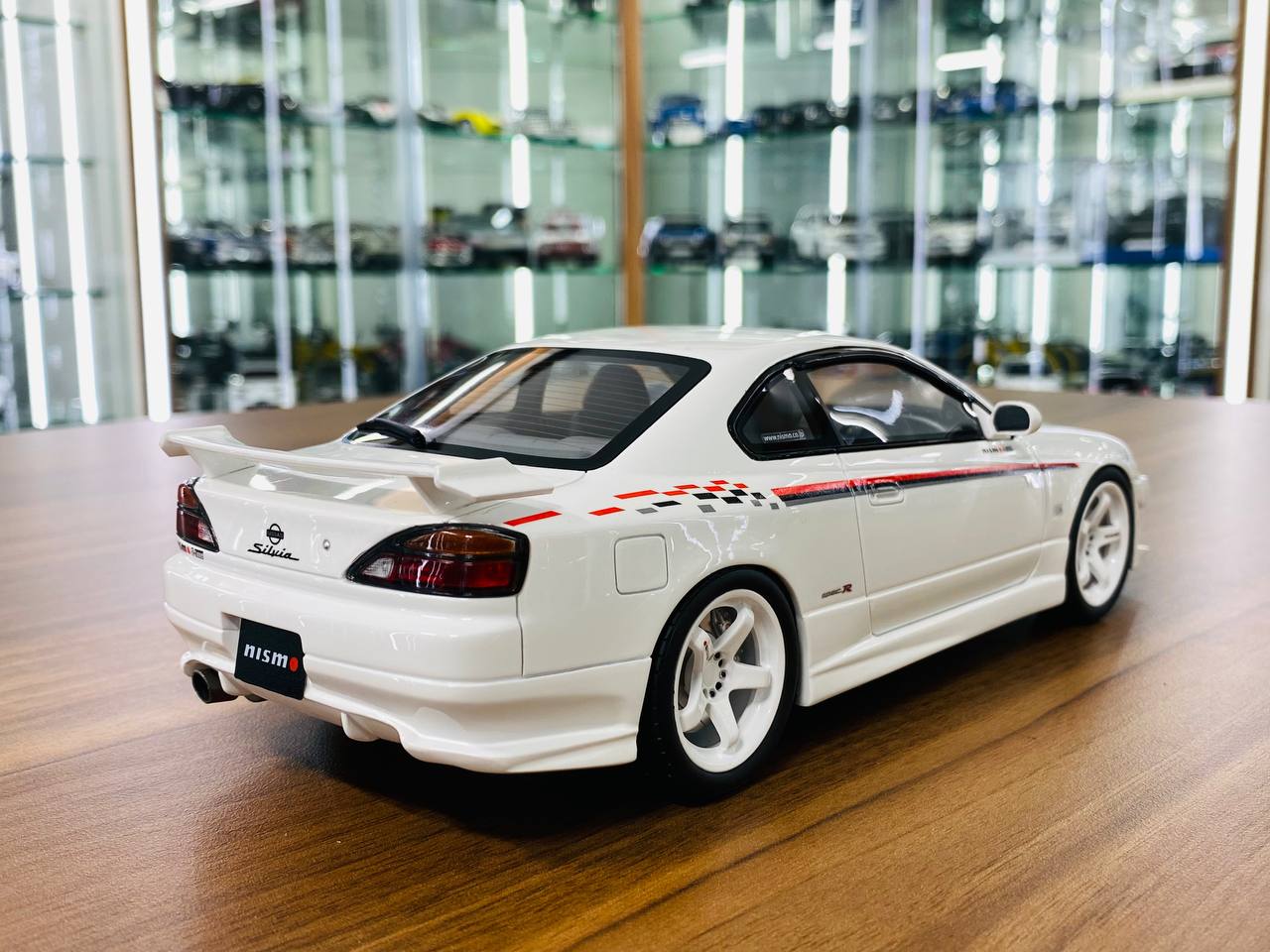 1/18 resin Otto Mobile Nissan Silvia Nismo S-tune white