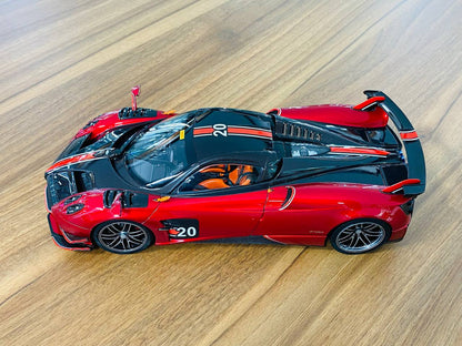 1/18 Diecast LCD Pagani Huayra BC Roadster Red / Black