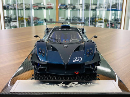 1/18 Resin Dino Model Pagani Zonda Revolución Carbon Fiber/Blue.2 Limited to 15 pcs.