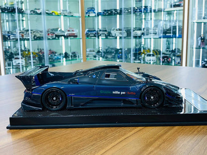 1/18 Resin Dino Model Pagani Zonda Revolución Carbon Fiber/Blue.2 Limited to 15 pcs.