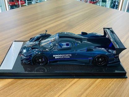 1/18 Resin Dino Model Pagani Zonda Revolución Carbon Fiber/Blue.2 Limited to 15 pcs.