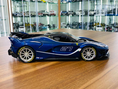 1/18 Diecast Bburago Ferrari FXX K #27 blue