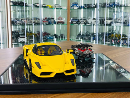 1/18 Resin Model General Models Ferrari Enzo with Engine - Yellow - Limited 20 Units