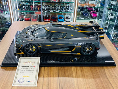 1/8 Resin FrontiArt Koenigsegg Agera PHOENIX - Full Carbon Fiber/Gold - Limited 100 pcs