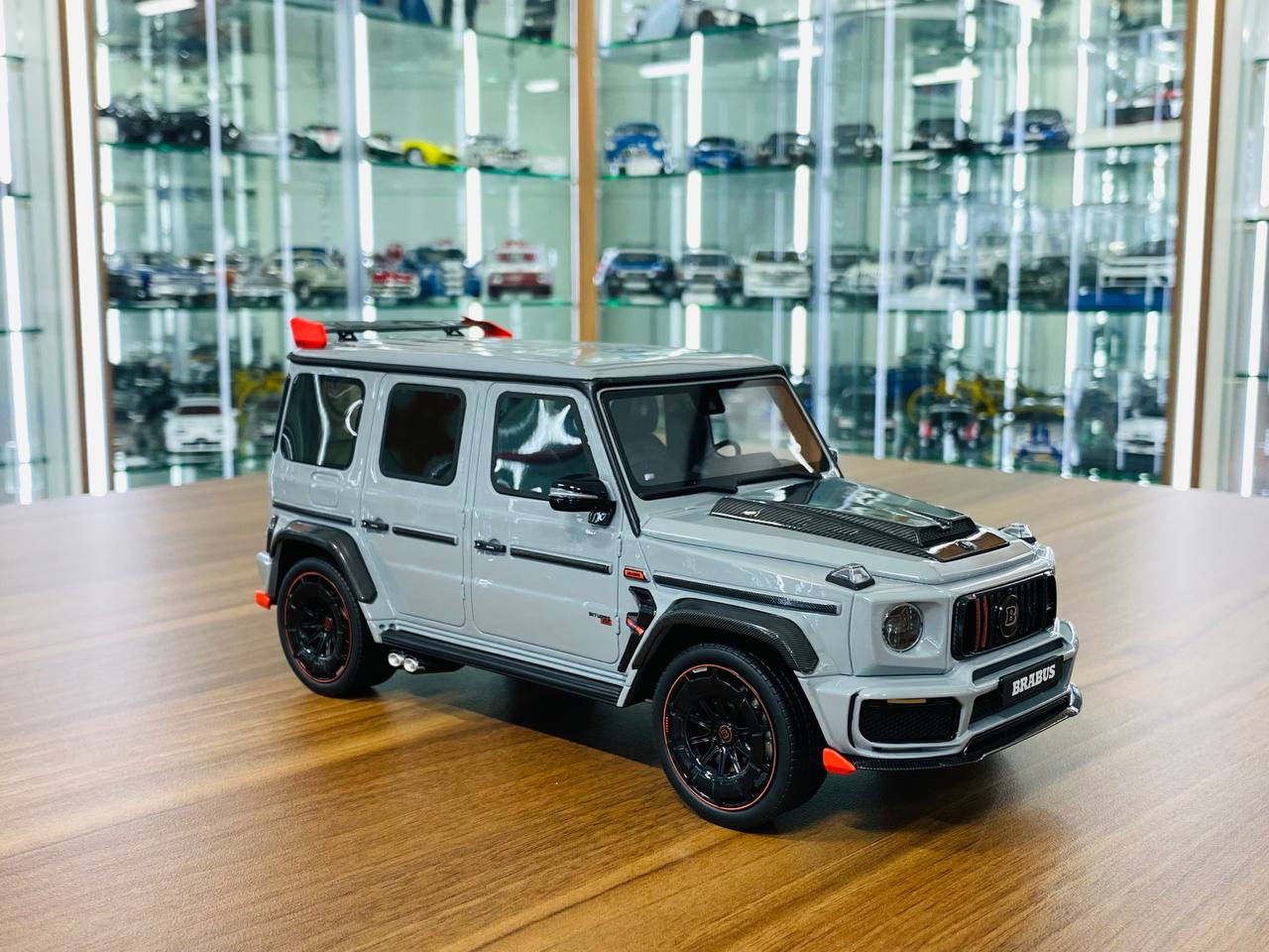 1/18 Resin Mercedes-Benz Brabus G900 Rocket Grey Model Car by GT Spirit