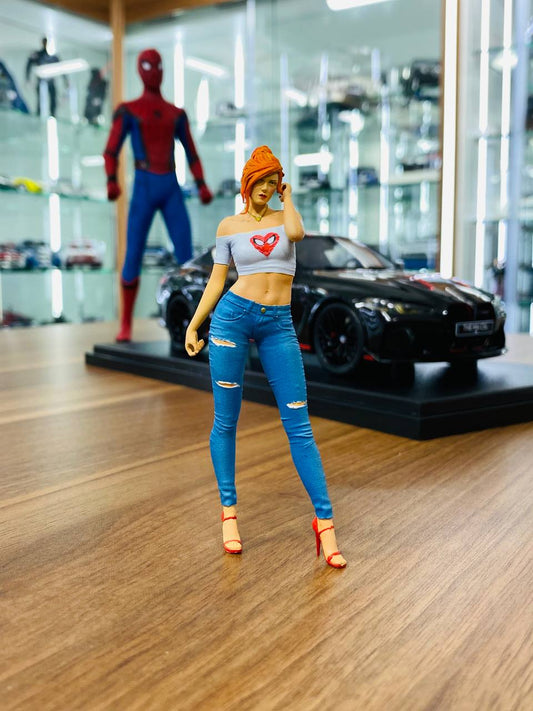 1/18 Scale Figure (Hand Made / Painted)  Mary Jane -SPIDERMAN