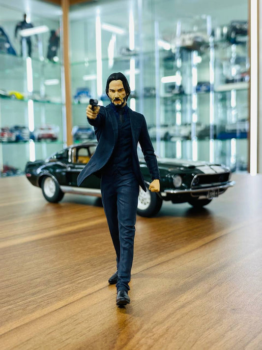 1/18 Scale Figure (Hand Made / Painted) John Wick Keanu Reeves