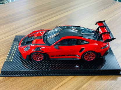 1/18 Resin Model - AI Model Porsche 911 GT3 RS Weissach Package in Red (Limited to 46 Units)