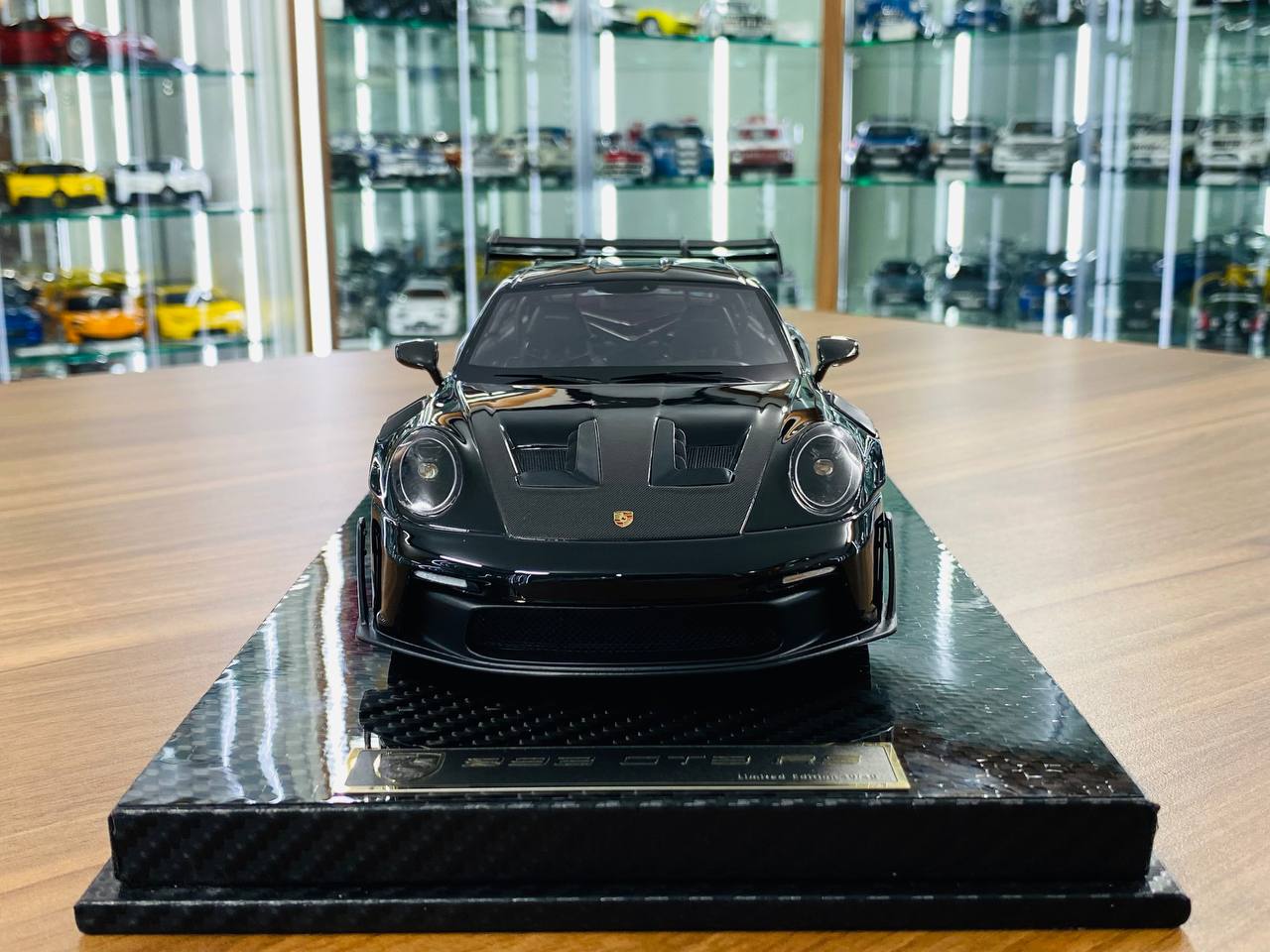 1/18 Resin Model - AI Model Porsche 911 GT3 RS Weissach Package in Black (Limited to 46 Units)