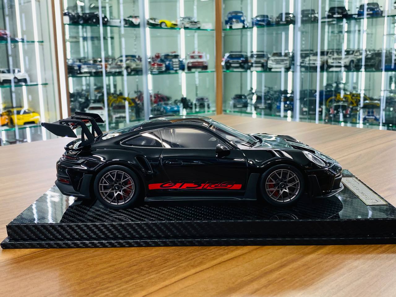 1/18 Resin Model - AI Model Porsche 911 GT3 RS Weissach Package in Black (Limited to 46 Units)