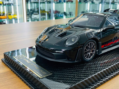 1/18 Resin Model - AI Model Porsche 911 GT3 RS Weissach Package in Black (Limited to 46 Units)