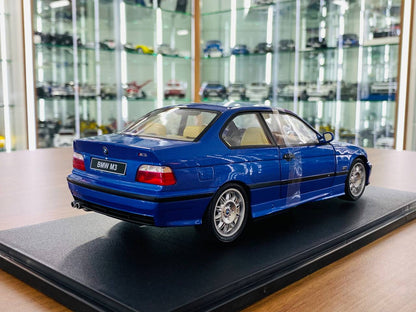 1/18 Diecast Solido BMW M3 E36 Coupe 1990 Blue (Doors Opening)