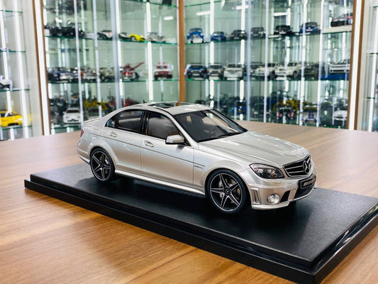 1/18 Resin Model - GT Spirit Mercedes Benz C63 AMG in Silver (Limited Edition)