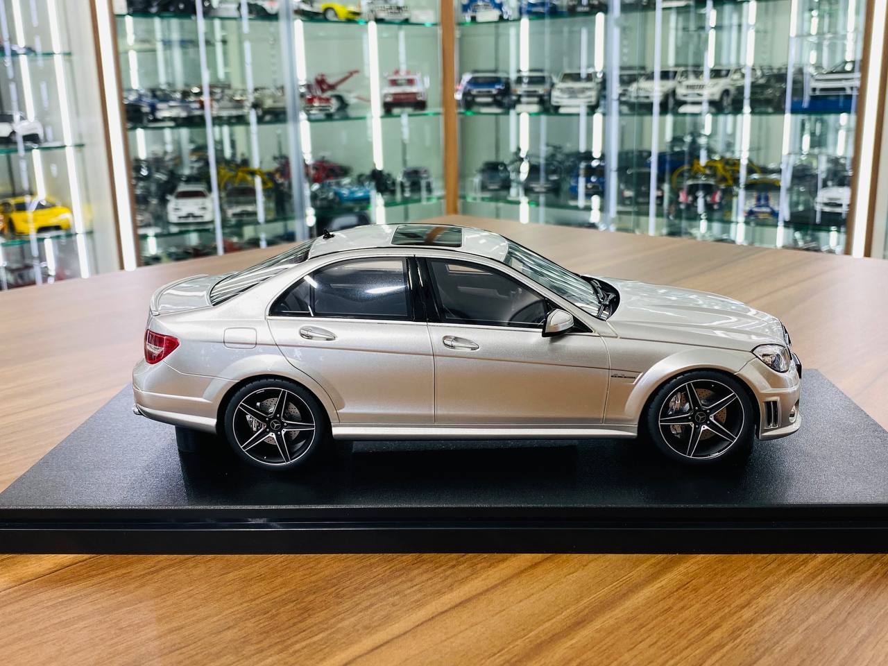 1/18 Resin Model - GT Spirit Mercedes Benz C63 AMG in Silver (Limited Edition)