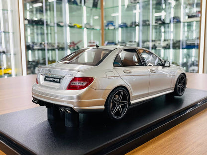 1/18 Resin Model - GT Spirit Mercedes Benz C63 AMG in Silver (Limited Edition)