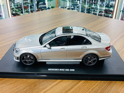 1/18 Resin Model - GT Spirit Mercedes Benz C63 AMG in Silver (Limited Edition)