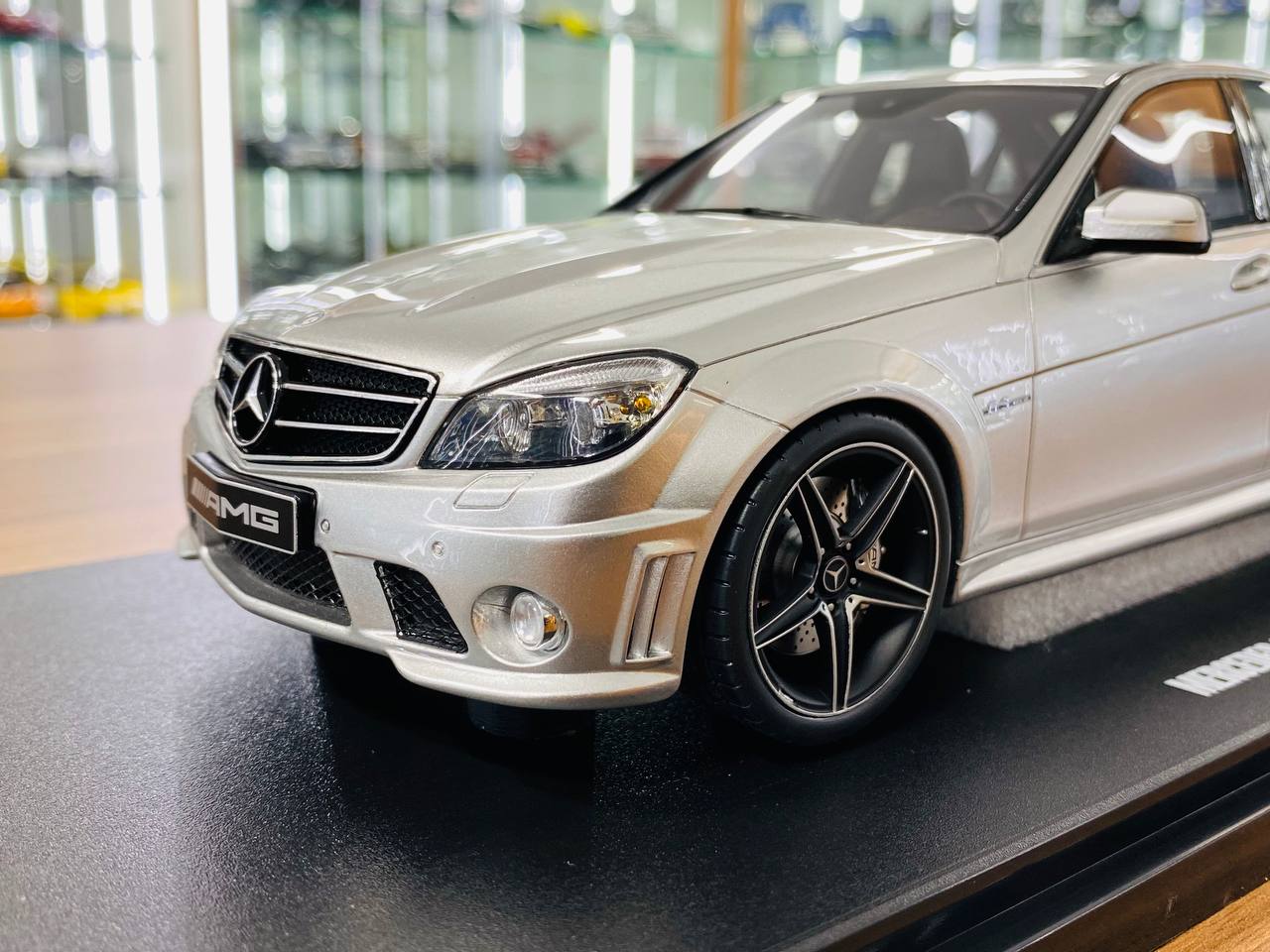 1/18 Resin Model - GT Spirit Mercedes Benz C63 AMG in Silver (Limited Edition)