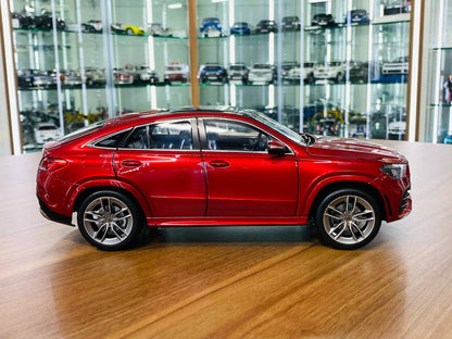 1/18 Diecast Dealer Edition (iScale) Mercedes Benz GLE Coupe in Red Metallic