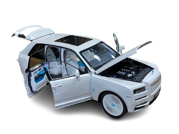 1/18 Diecast Miniature  Rolls Royce Cullinan White Model Car|Sold in Dturman.com Dubai UAE.