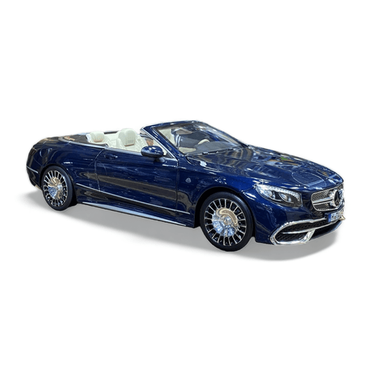 1/18 Diecast Mercedes-Maybach S650 Cabriolet Dark Blue Norev Blue Model Car|Sold in Dturman.com Dubai UAE.