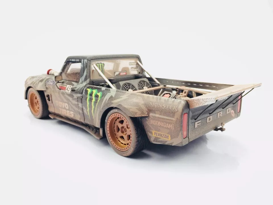 PRE-ORDER || 1/18 Ken Block's Gymkhana 10 Ford F-150 HOONITRUCK (Dirt) by VIP Models [RARE]