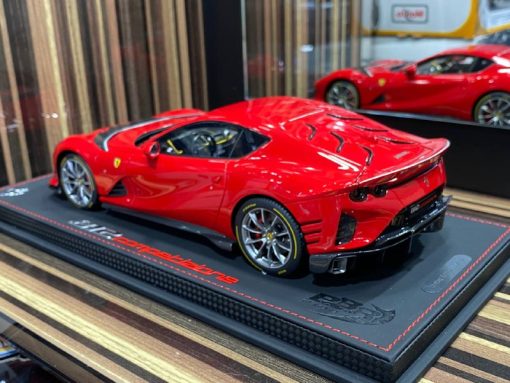 1/18 Diecast Ferrari 812 Competizione 2021 Rosso Corsa 322Scale Model Car