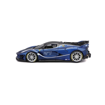 1/18 Diecast Ferrari FXX K EVO #27 Blue Bburago Scale Model Car|Sold in Dturman.com Dubai UAE.