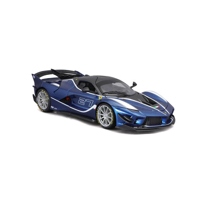 1/18 Diecast Ferrari FXX K EVO #27 Blue Bburago Scale Model Car|Sold in Dturman.com Dubai UAE.