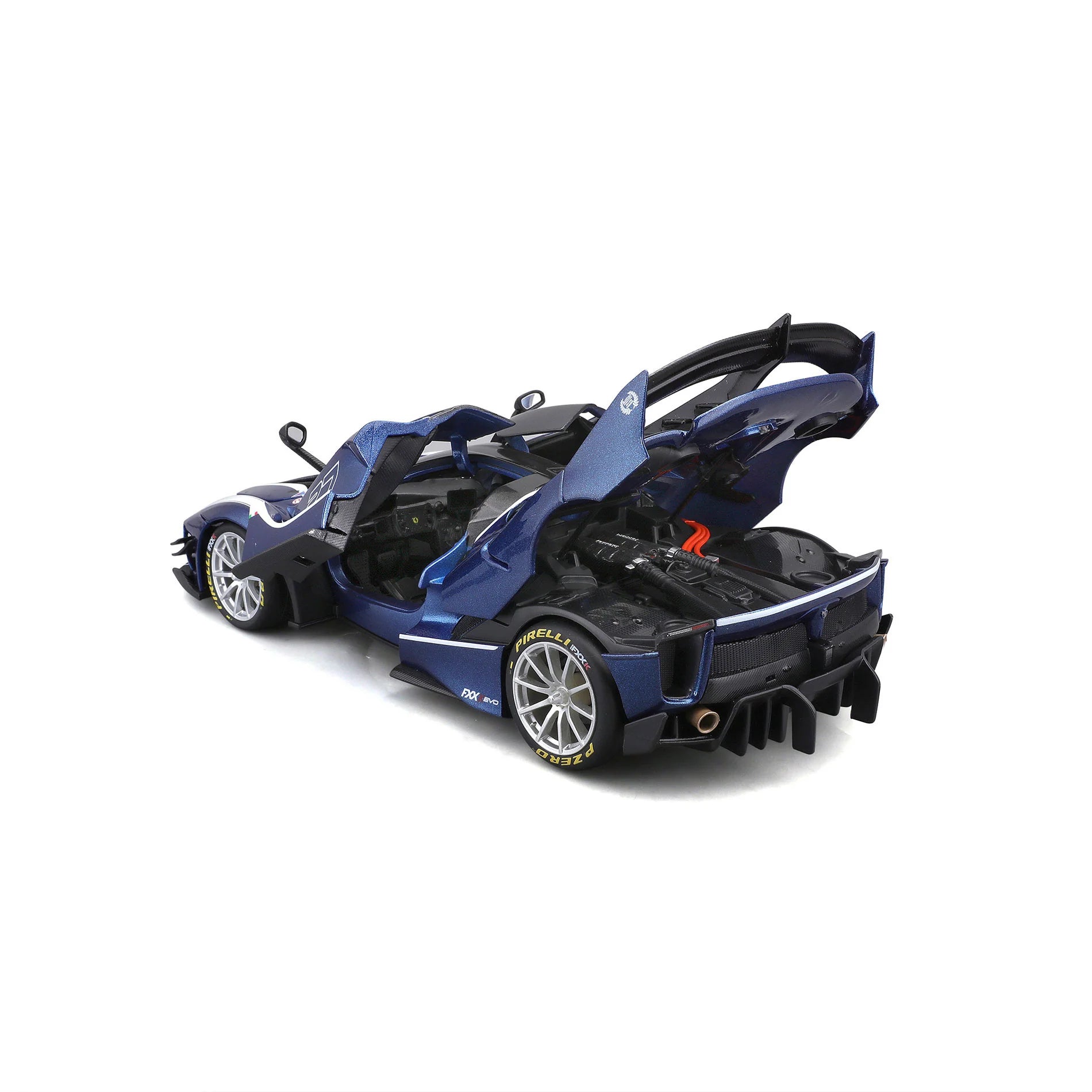 1/18 Diecast Ferrari FXX K EVO #27 Blue Bburago Scale Model Car|Sold in Dturman.com Dubai UAE.