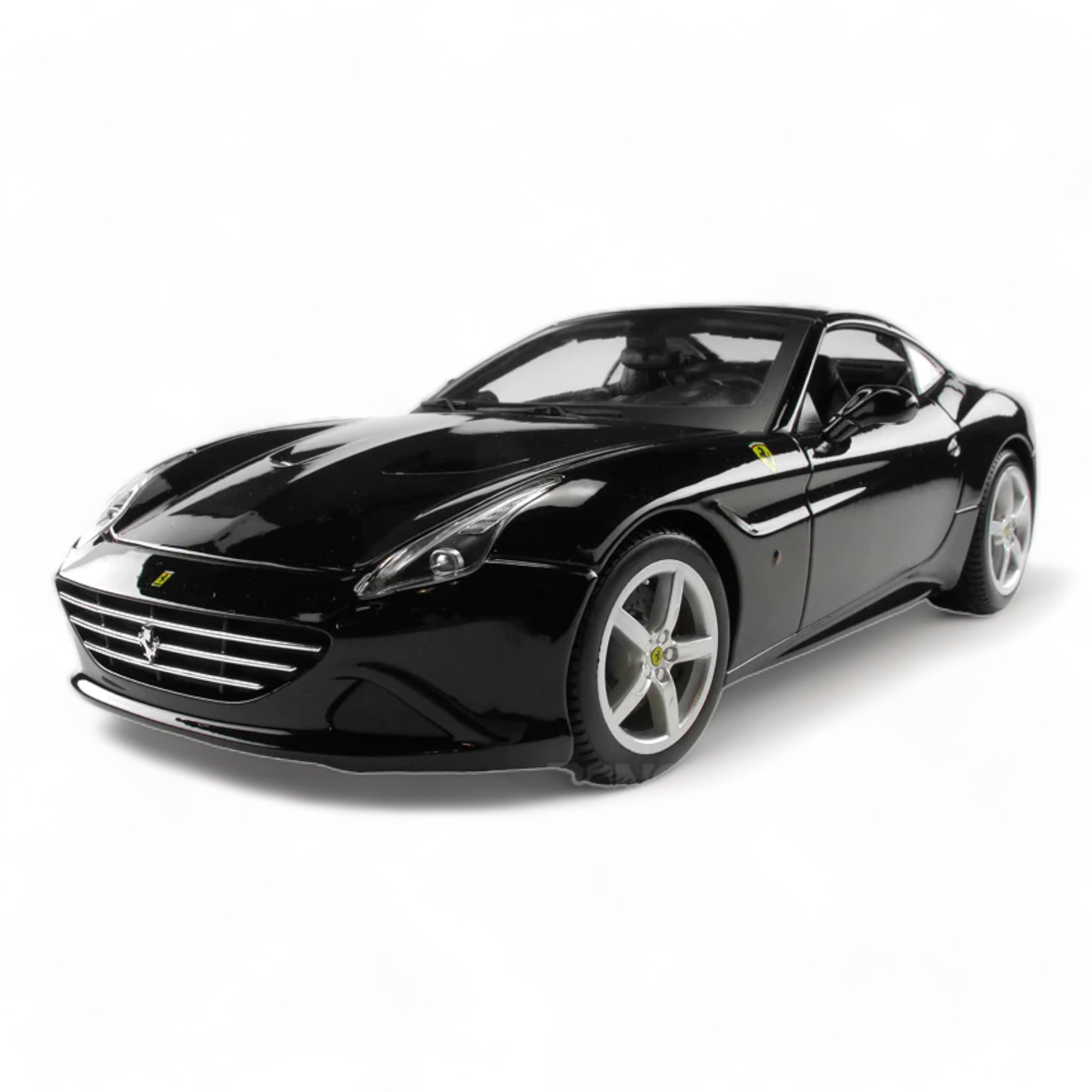 1/18 Diecast Ferrari California T Closed Top Black Bburago Scale Model Car