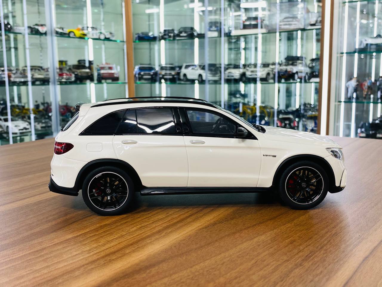 1/18 Resin GT Spirit Mercedes-Benz GLC 63s in White - Limited Edition