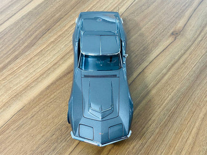 1/18 Diecast - AUTOart Chevrolet Corvette Stingray 1970 in Laguna Gray Metallic, Limited to 6000 Pieces