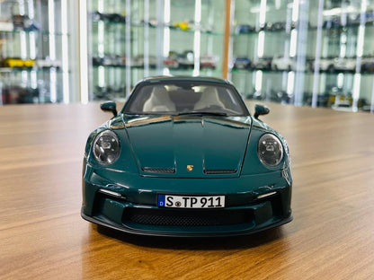 1/18 Diecast Norev Porsche 911 GT3 Touring 2021 in PTS Fjord Green - Limited Edition