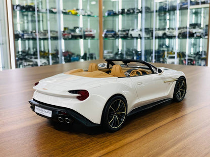 1/18 Resin Top Speed Aston Martin Vanquish Zagato Volante in Escaping White - Limited Edition