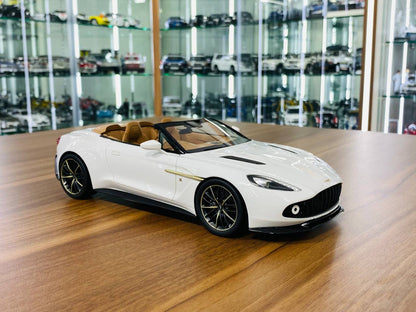 1/18 Resin Top Speed Aston Martin Vanquish Zagato Volante in Escaping White - Limited Edition