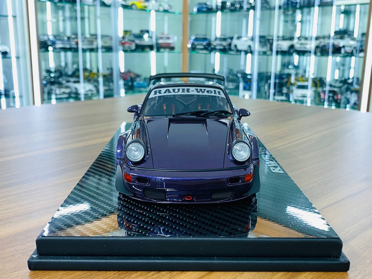 1/18 Resin TGM Model Works Porsche RWB 964 in Metallic Purple - Limited Edition