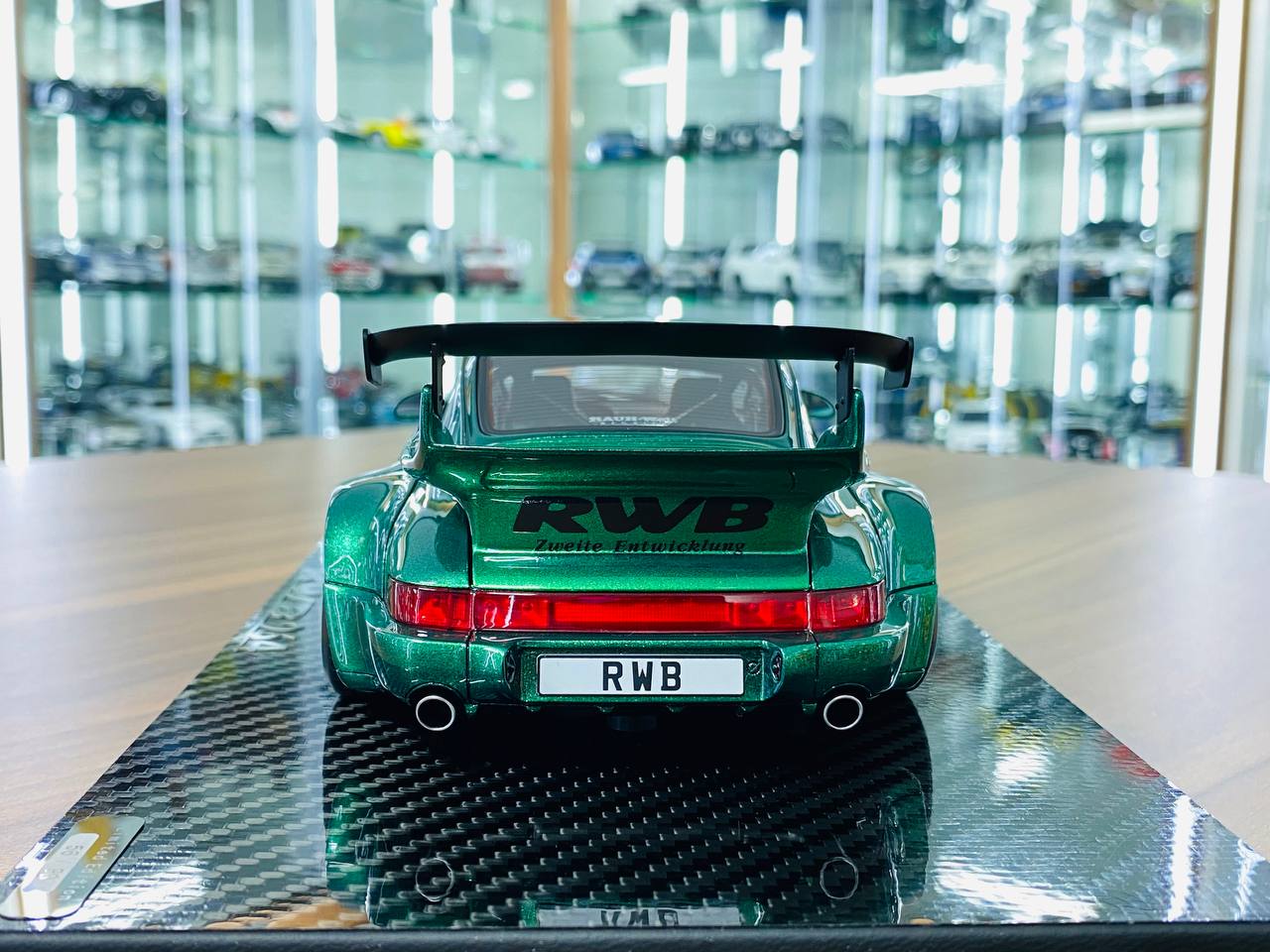 1/18 Resin TGM Model Works Porsche RWB 964 in Metallic Green - Limited Edition