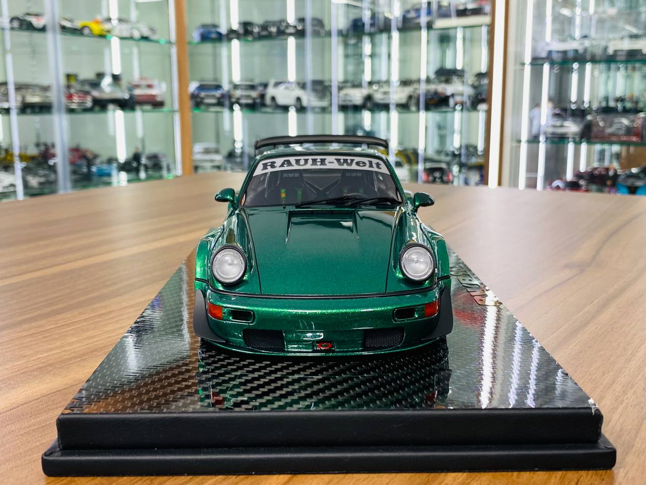 1/18 Resin TGM Model Works Porsche RWB 964 in Metallic Green - Limited Edition